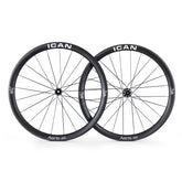 ICAN Aeris 40 disc carbone spoke wheelset 45T ratchet