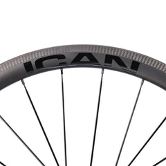 ICAN Alpha 40 rim brake wheels CN spokes