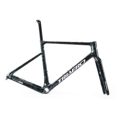 ICAN Graro UCI gravel bike frame without bolts 0mm offset seat post
