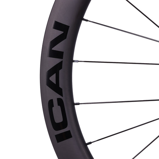 ICAN 700C G25 SL gravel wheels with DT Swiss hubs