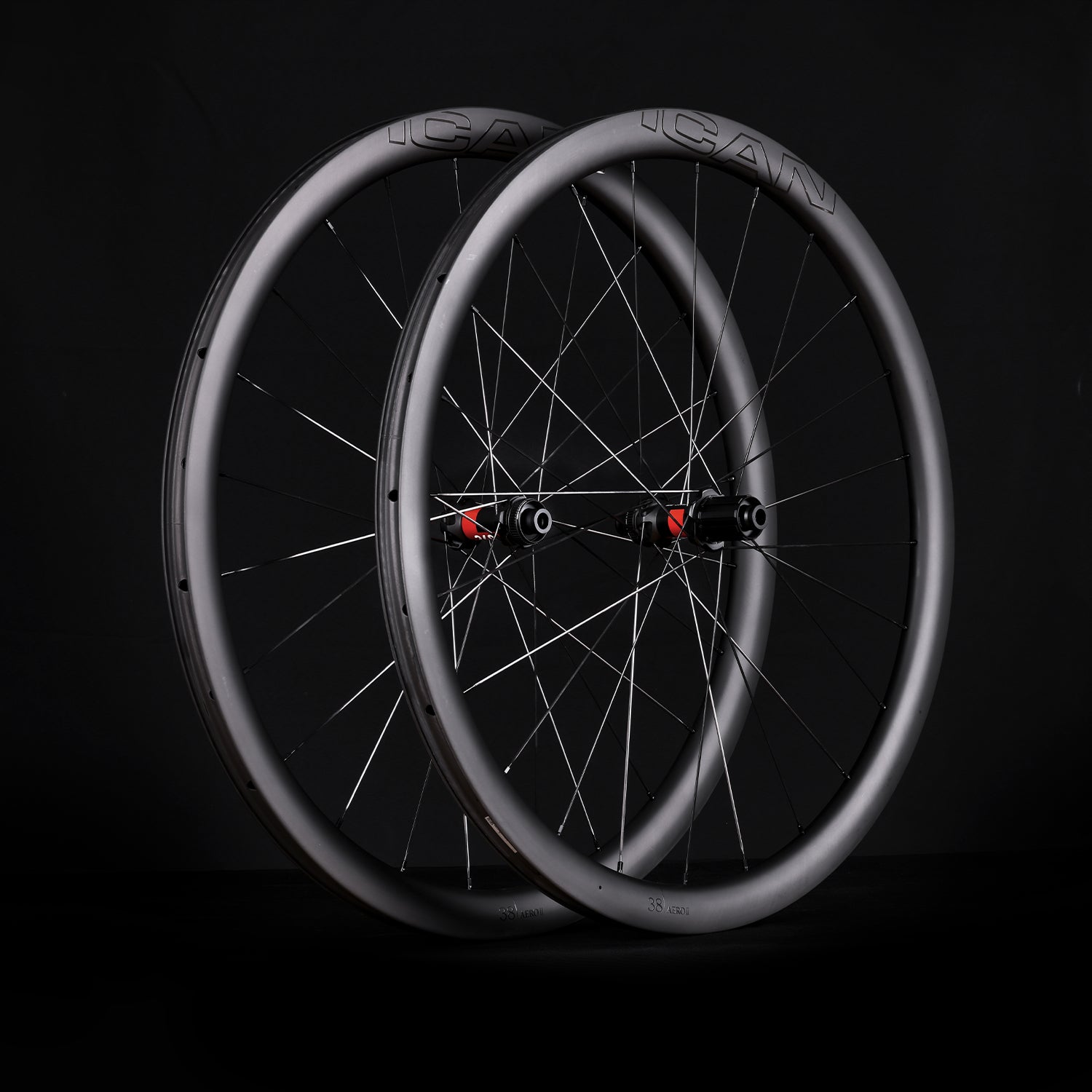 ICAN AERO 38 II Disc Wheelset with DT240EXP hubs