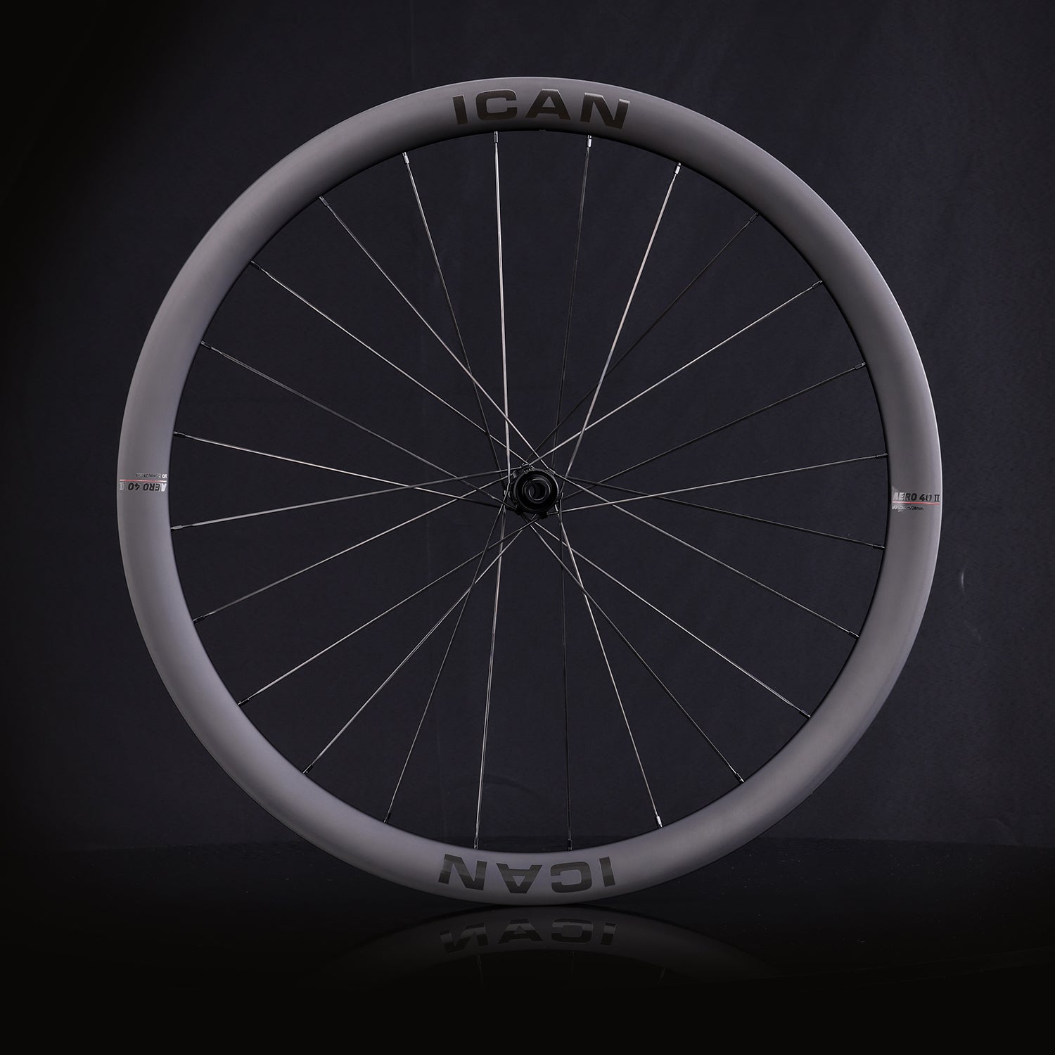ICAN AERO 40 II disc wheels with upgraded rim profile and D91 hubs
