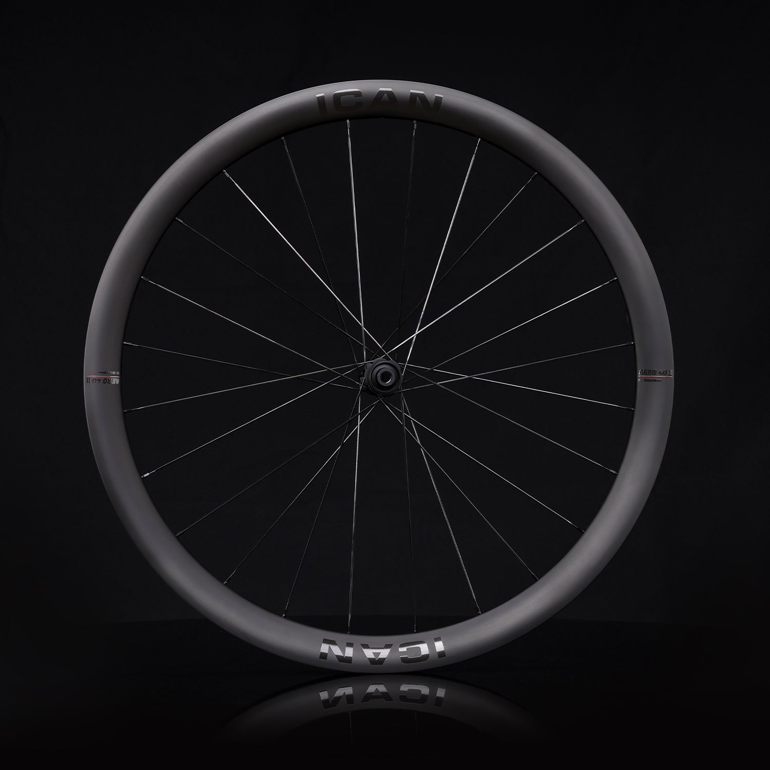 ICAN AERO 40 II disc wheels 23mm width with DT240EXP 36T 