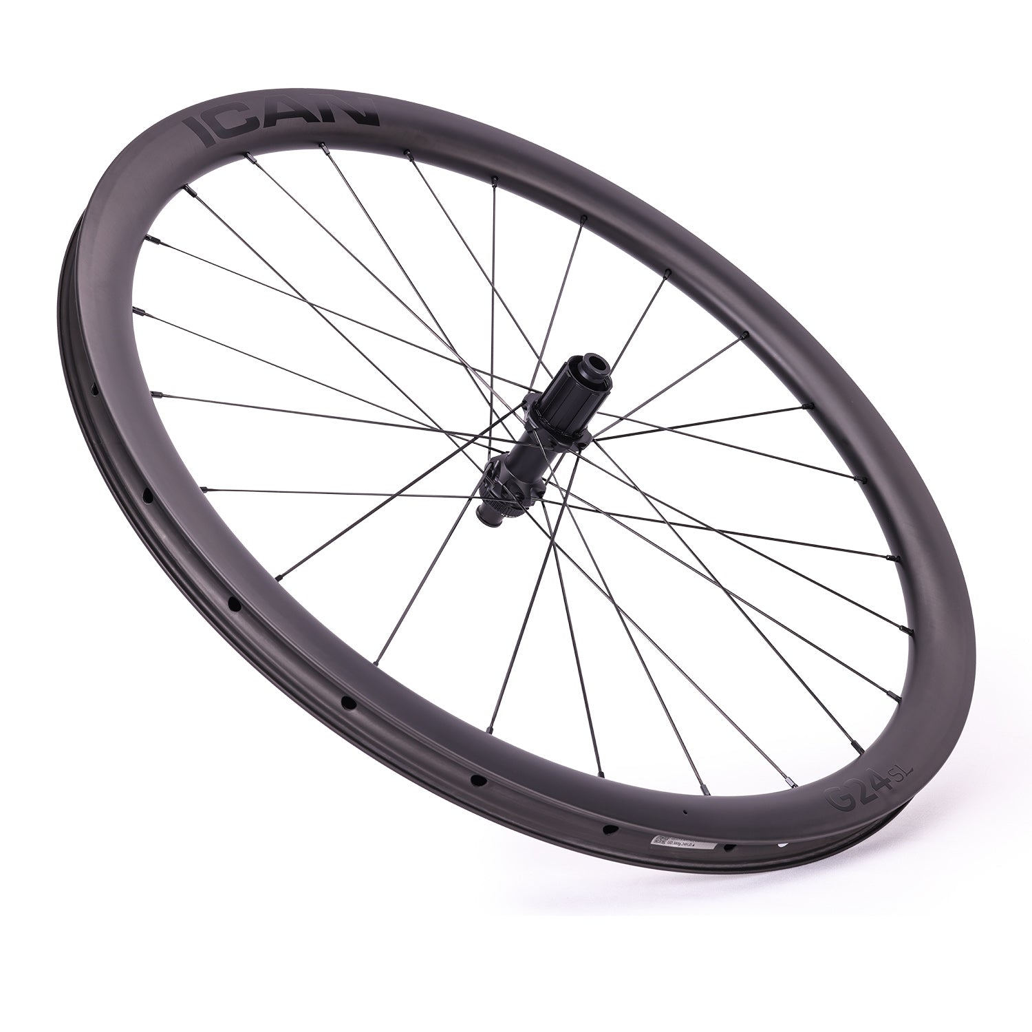 ICAN hooked gravel wheels 70C G24 SL with DT Swiss hubs