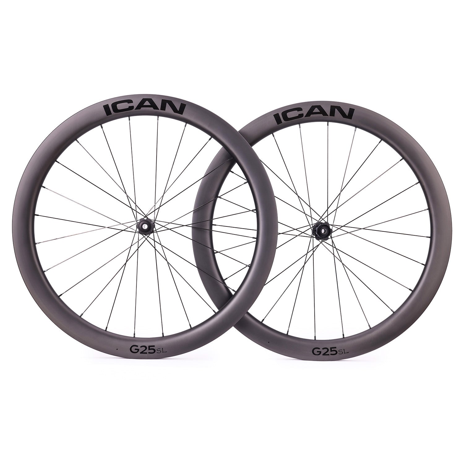 ICAN 700C G25 SL gravel wheels with DT Swiss hubs