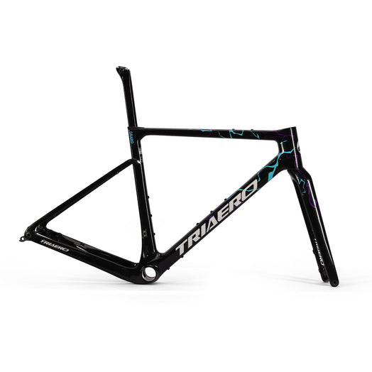 ICAN Graro UCI gravel bike frame without bolts 0mm offset seat post