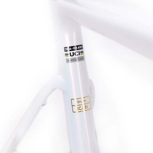 ICAN Graro UCI gravel bike frame without bolts 0mm offset seat post