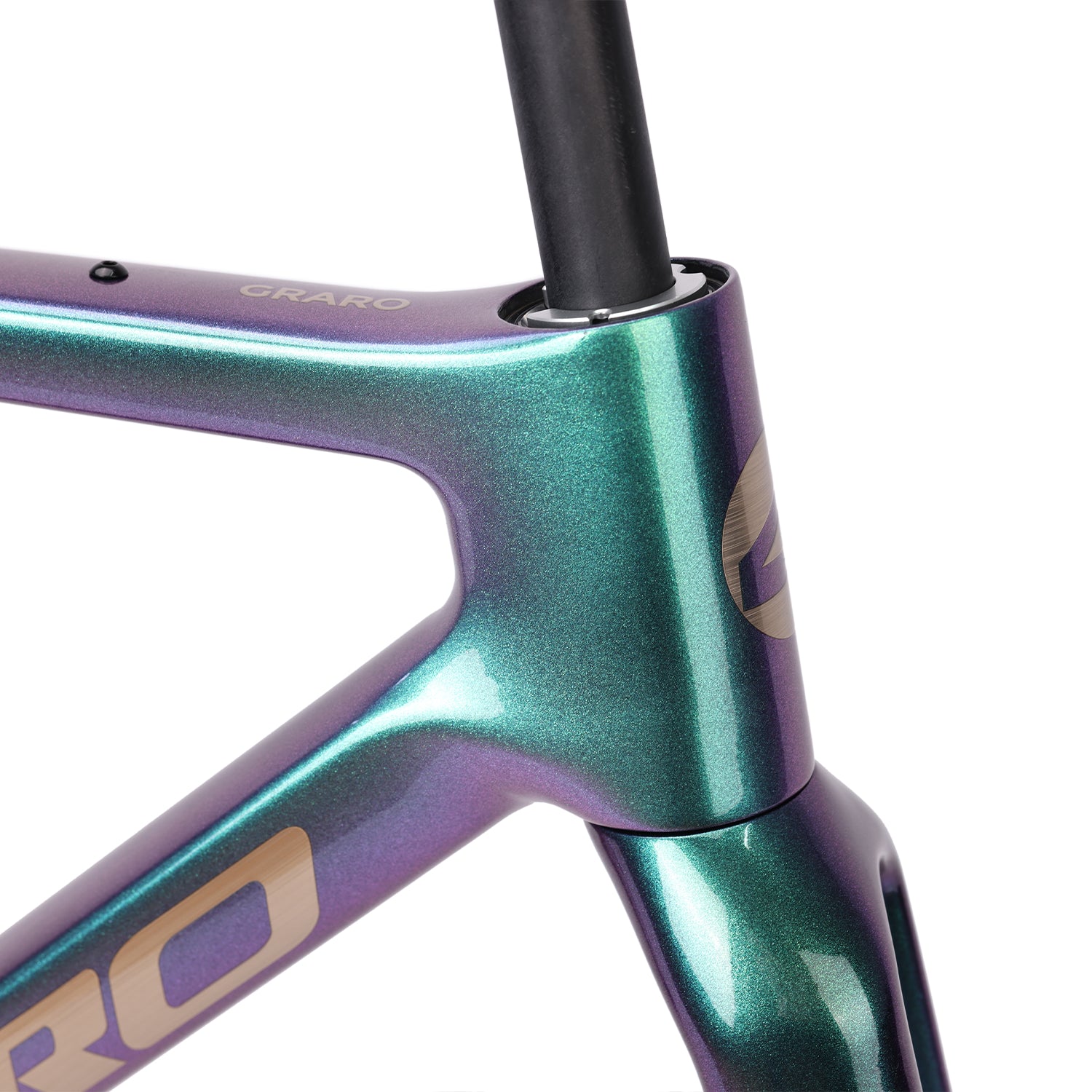 ICAN Graro UCI gravel bike frame without bolts 0mm offset seat post