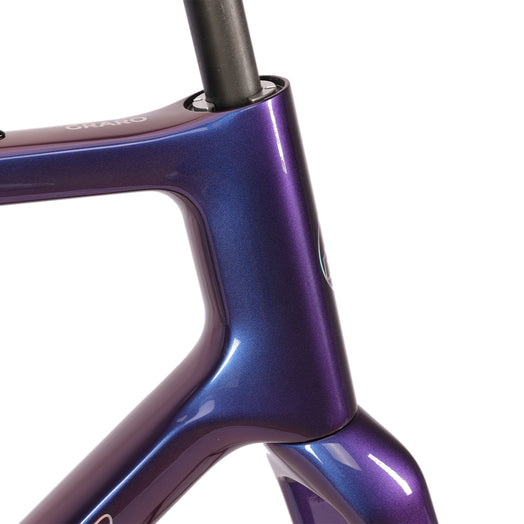 ICAN Graro UCI gravel bike frame without bolts 0mm offset seat post Chameleon W2311