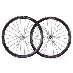 ICAN ULTRA 40 carbon disc wheels with ceramic bearings