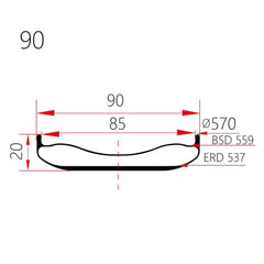 90C Fat Bike Wheels DT350S - ICAN Wheels